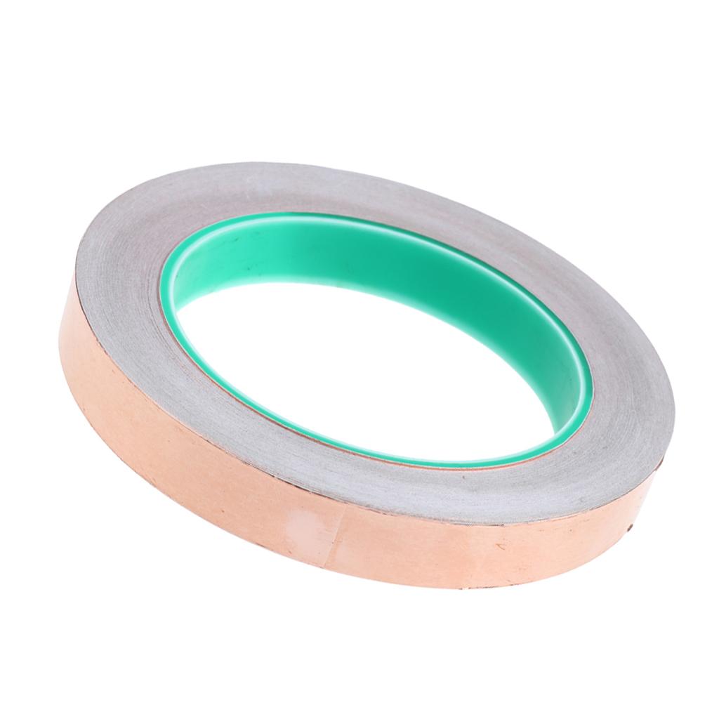 Roll of Conductive Copper Foil Tape Self Adhesive Heat Insulation Tape 15mm