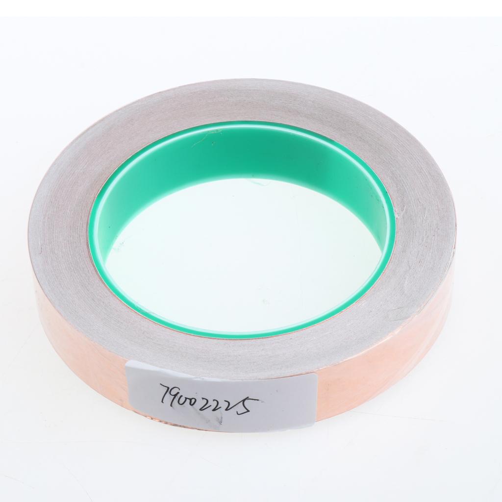 Roll of Conductive Copper Foil Tape Self Adhesive Heat Insulation Tape 20mm