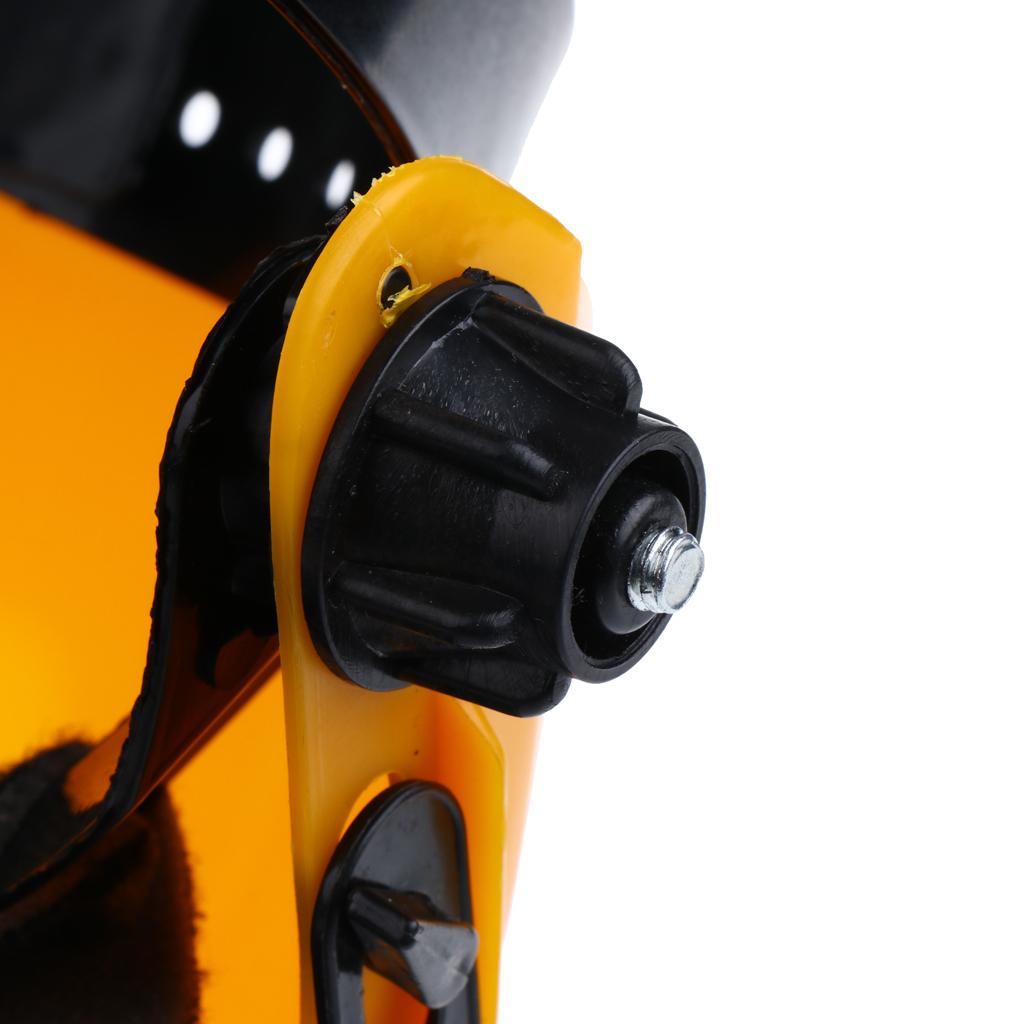 Welding Safety Face Shields Head Mounted Polycarbonate Helmet Black