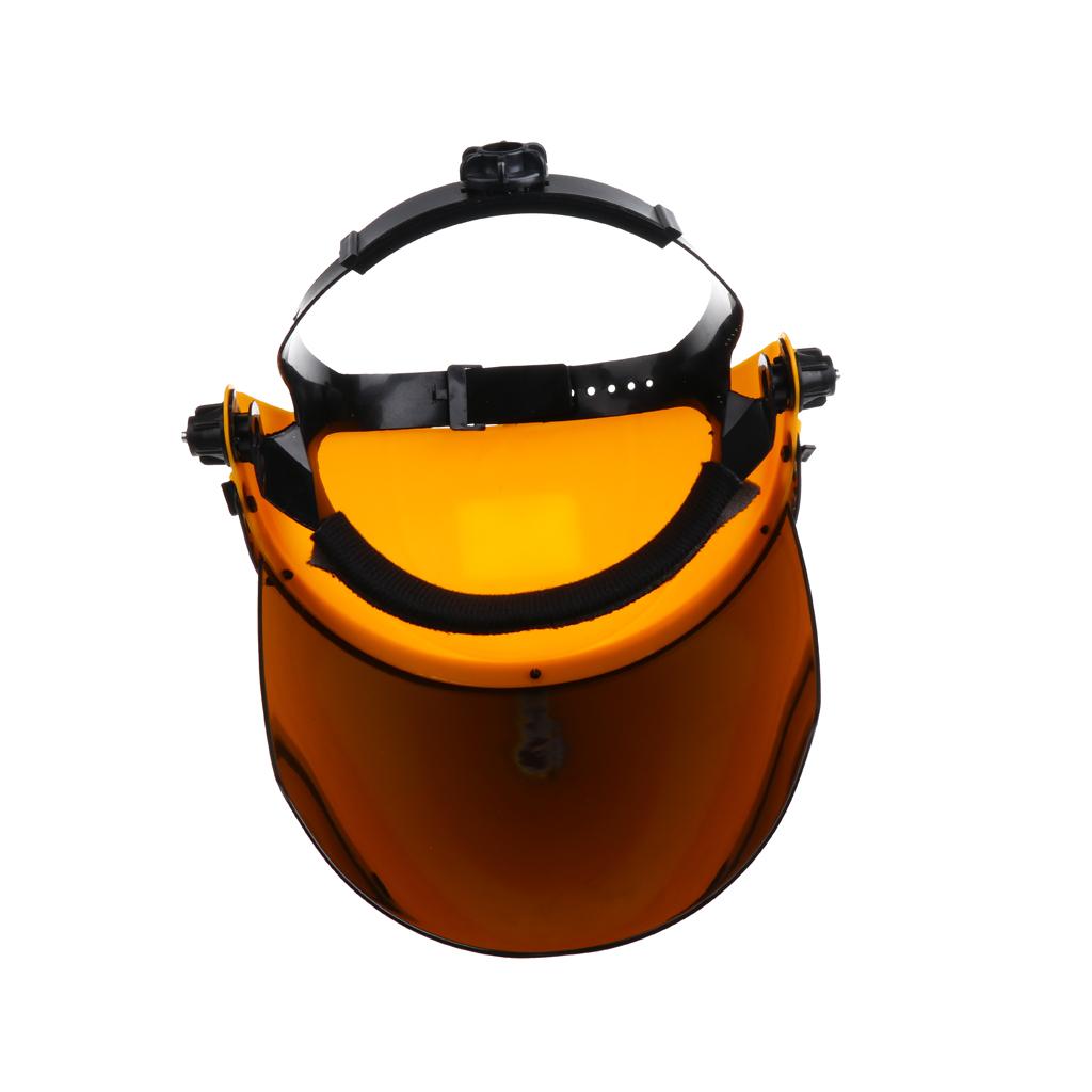 Welding Safety Face Shields Head Mounted Polycarbonate Helmet Black