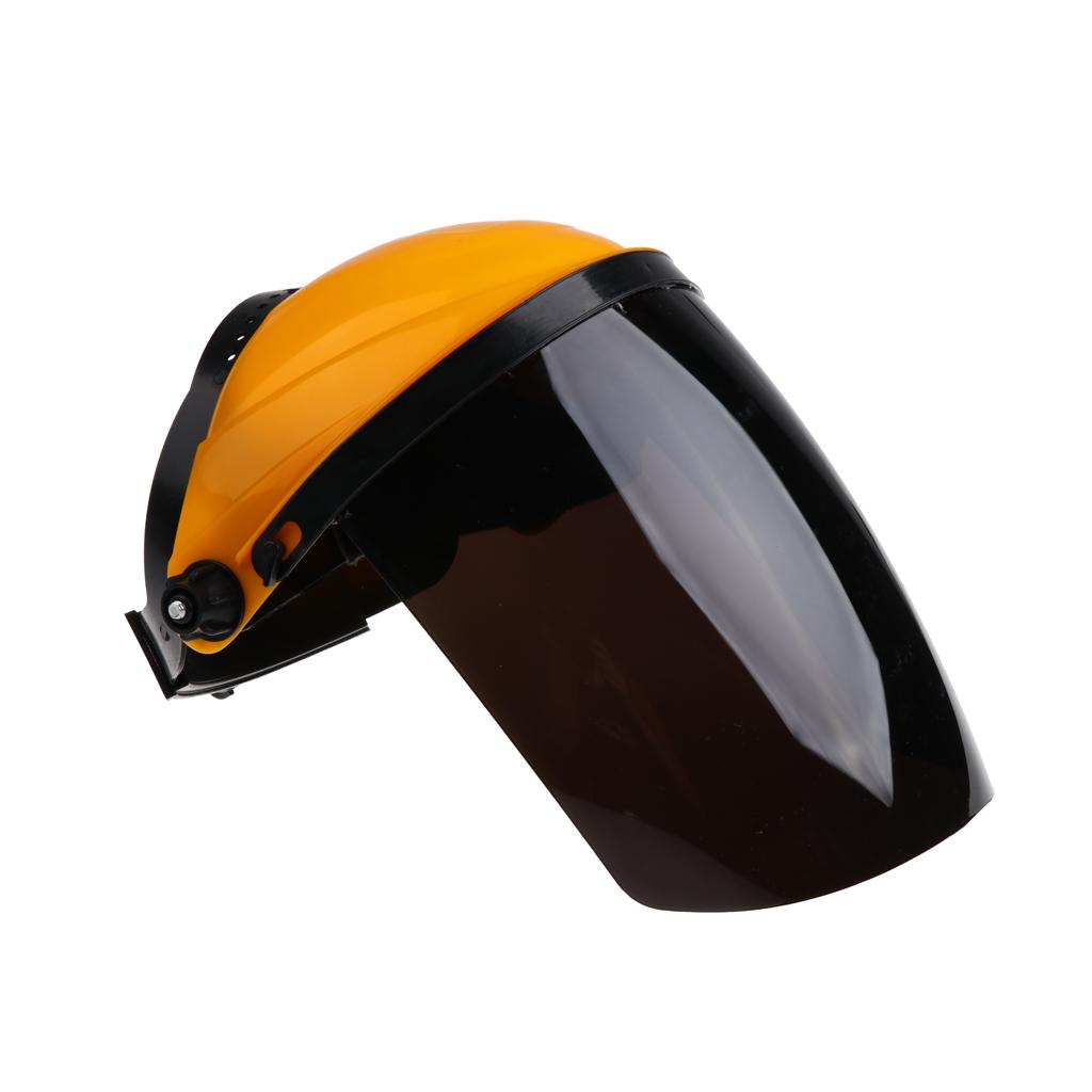 Welding Safety Face Shields Head Mounted Polycarbonate Helmet Black