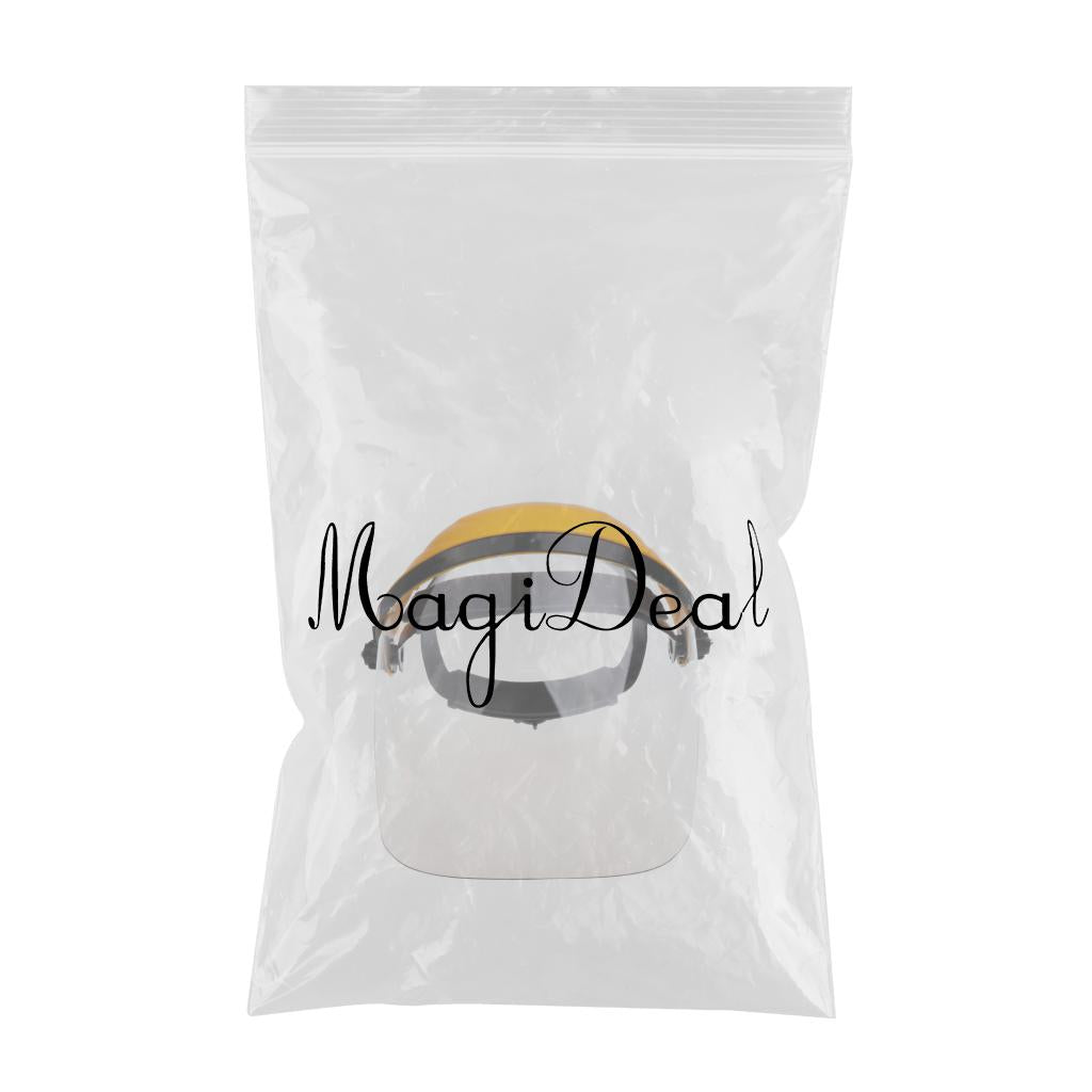 Welding Safety Face Shields Head Mounted Polycarbonate Helmet Clear