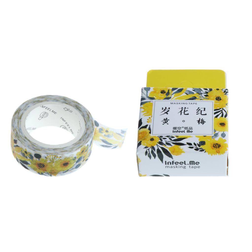 DIY Notebook Decorative Masking Tape Adhesive Paper Sticker 15mm x 10M #1