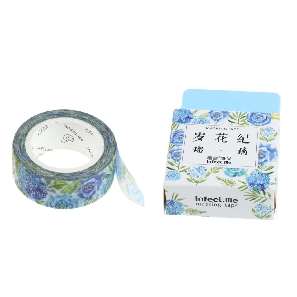 DIY Notebook Decorative Masking Tape Adhesive Paper Sticker 15mm x 10M #4