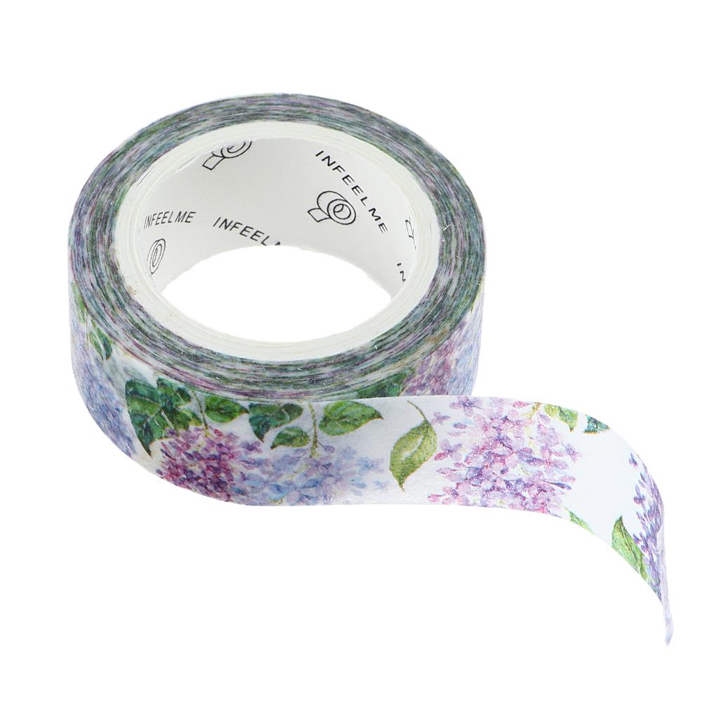 DIY Notebook Decorative Masking Tape Adhesive Paper Sticker 15mm x 10M #10