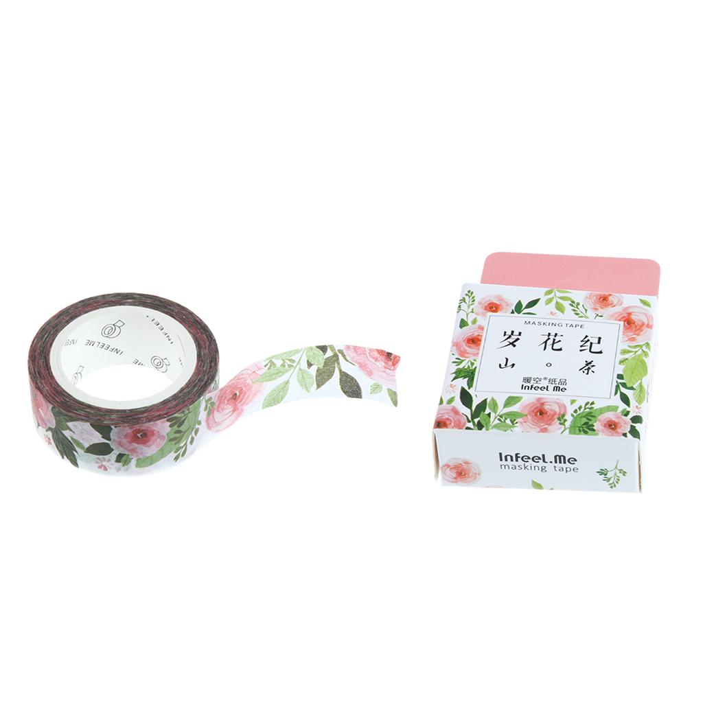 DIY Notebook Decorative Masking Tape Adhesive Paper Sticker 15mm x 10M #11
