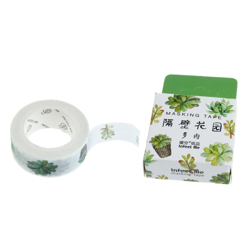 DIY Notebook Decorative Masking Tape Adhesive Paper Sticker 15mm x 10M #13