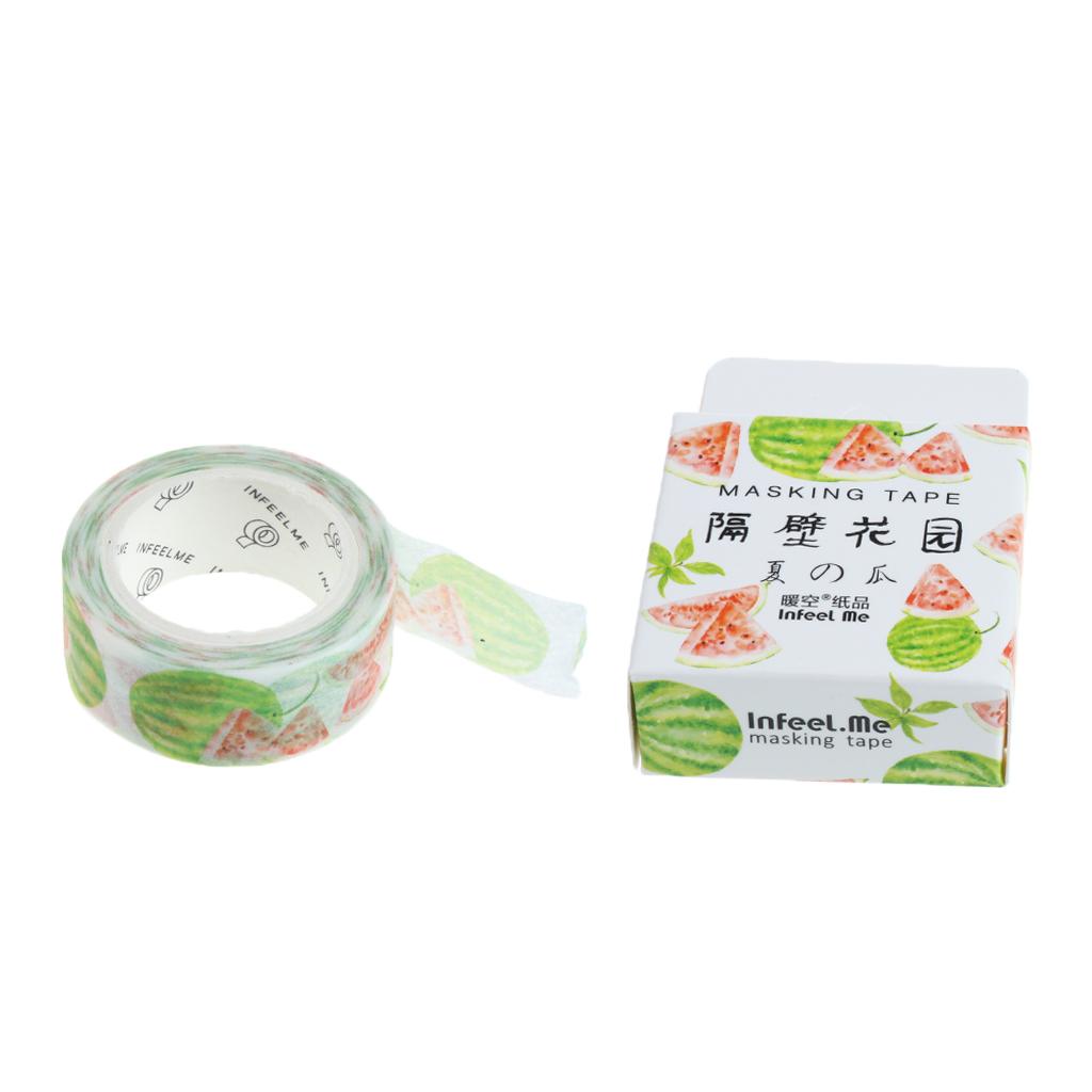 DIY Notebook Decorative Masking Tape Adhesive Paper Sticker 15mm x 10M #15
