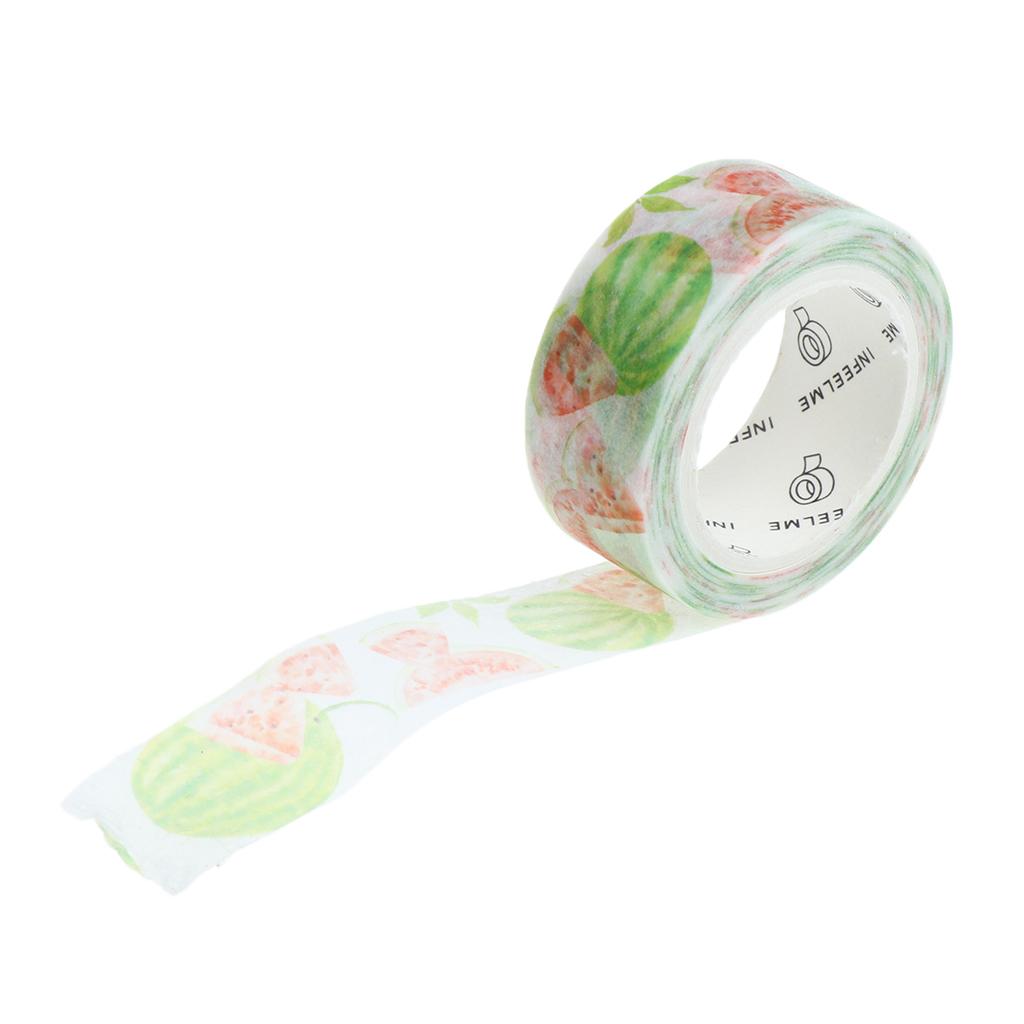 DIY Notebook Decorative Masking Tape Adhesive Paper Sticker 15mm x 10M #15