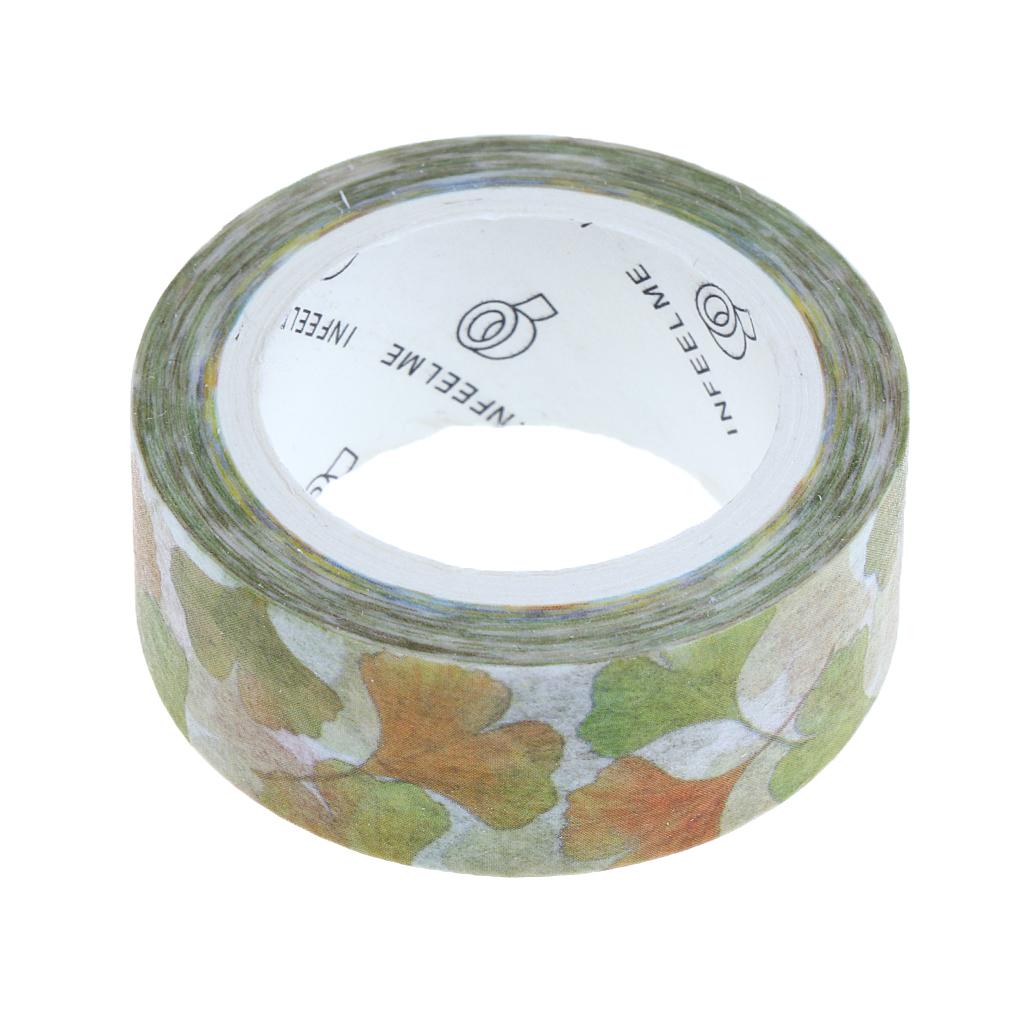 DIY Notebook Decorative Masking Tape Adhesive Paper Sticker 15mm x 10M #17
