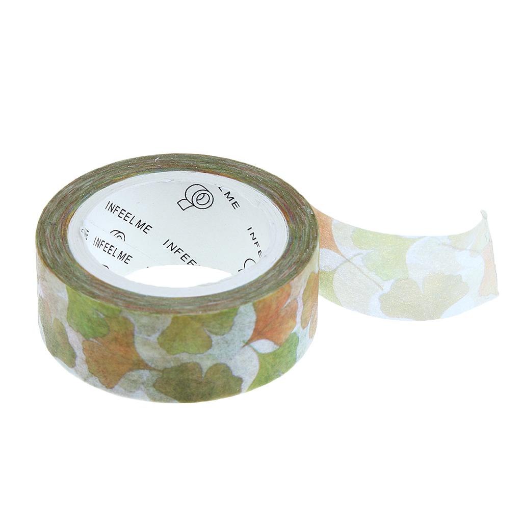 DIY Notebook Decorative Masking Tape Adhesive Paper Sticker 15mm x 10M #17