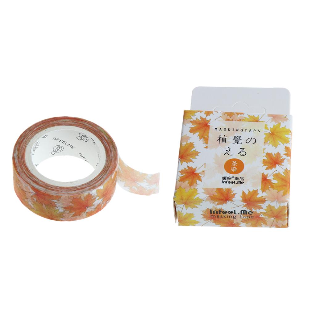 DIY Notebook Decorative Masking Tape Adhesive Paper Sticker 15mm x 10M #18