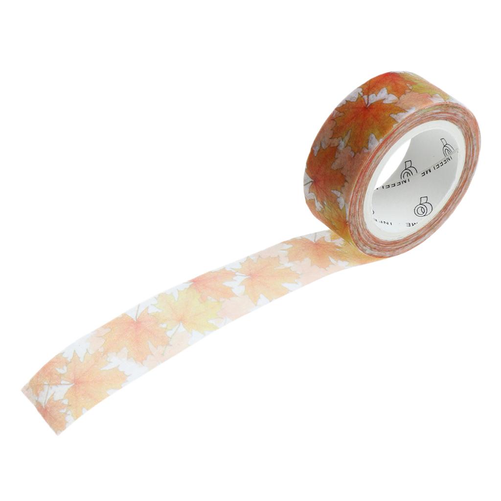 DIY Notebook Decorative Masking Tape Adhesive Paper Sticker 15mm x 10M #18