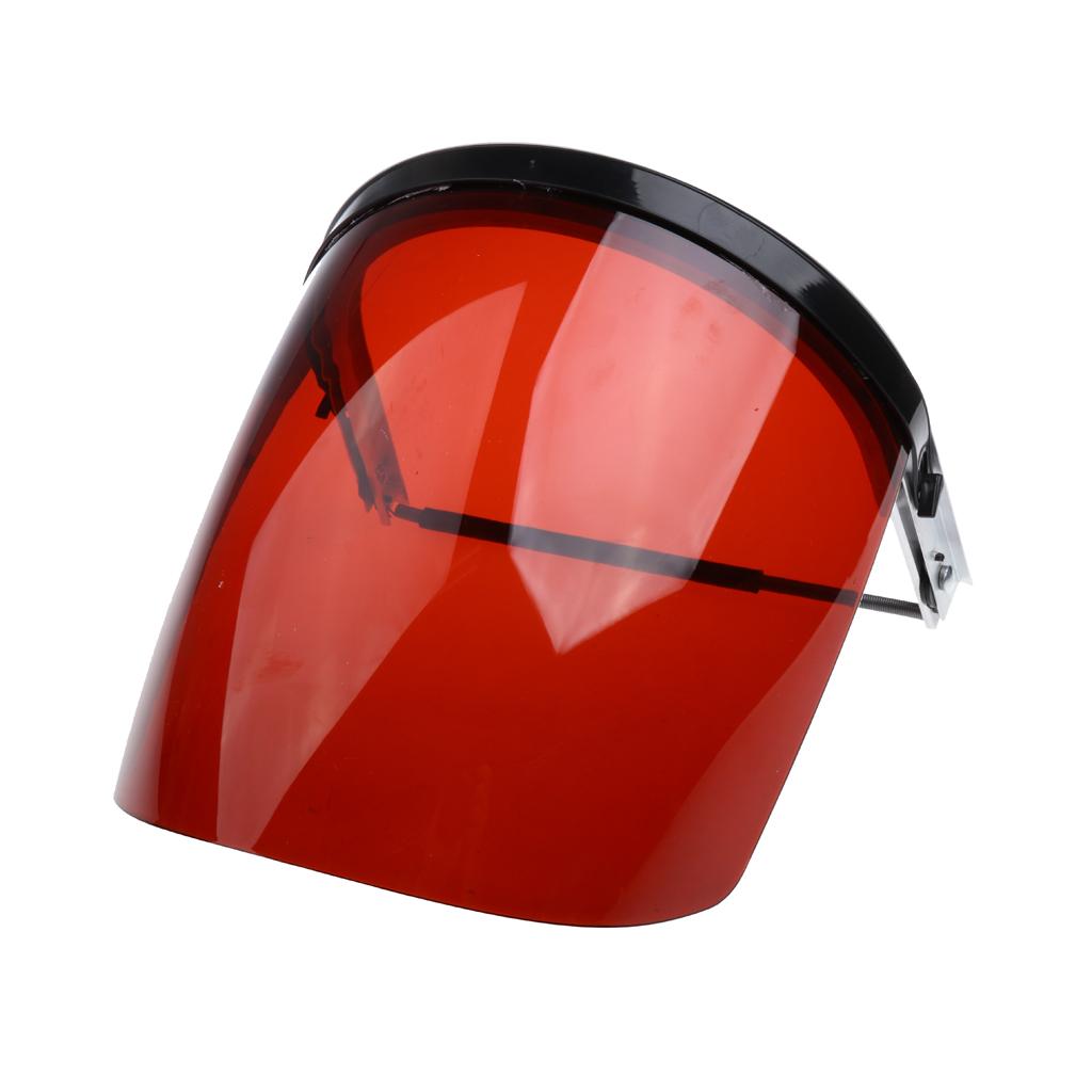 Protective Clear Face Safety Shield Face Protection Welding Cooking Red