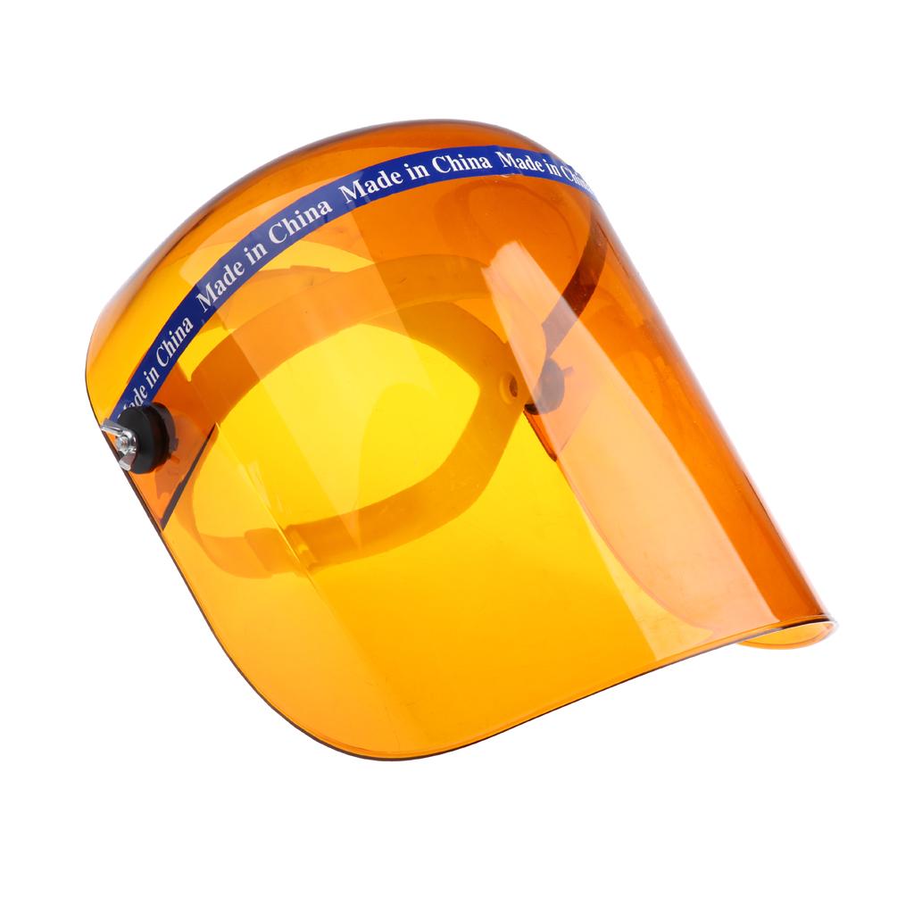 Welding Safety Face Shields Head-mounted Polycarbonate Helmets Brown