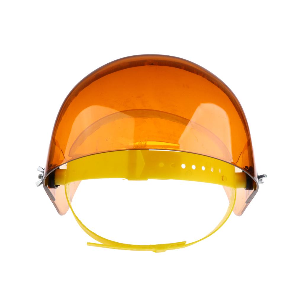 Welding Safety Face Shields Head-mounted Polycarbonate Helmets Brown