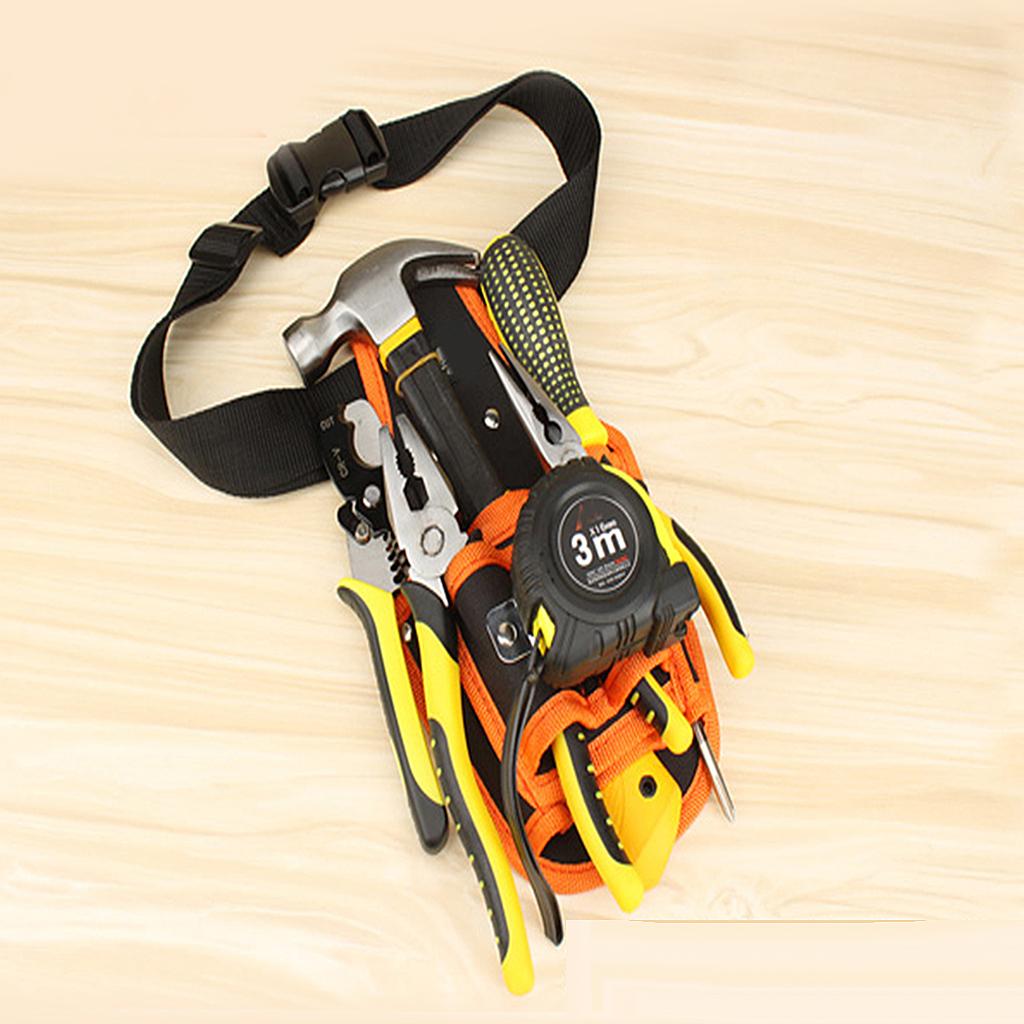 Electrical Tool Bag Waist Hanging Belt Holder Storage Pockets Type B