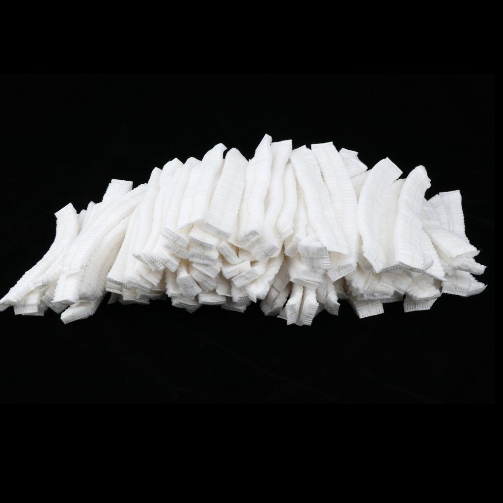 100 PCS Non-woven Disposable Caps Dustproof for Hospital Industrial Home