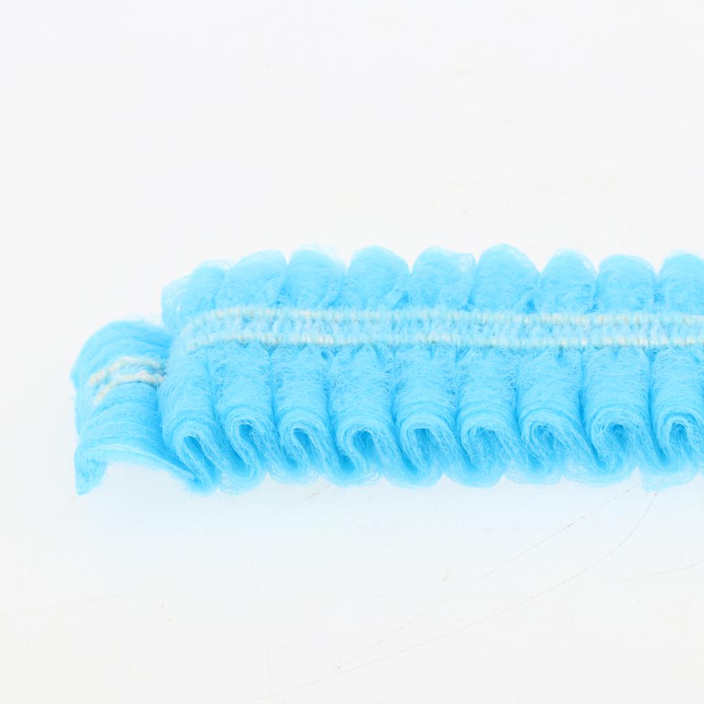 100 PCS Non-woven Disposable Caps Dust Proof for Hospital Industrial Home