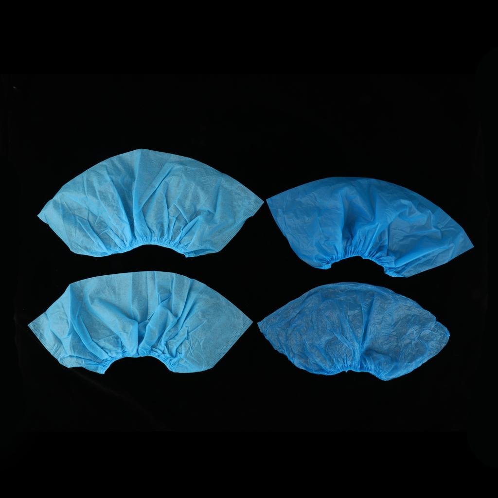 100 Pieces Disposable Shoe Covers, Overshoes, Boot Cover, Non-skid Thickened