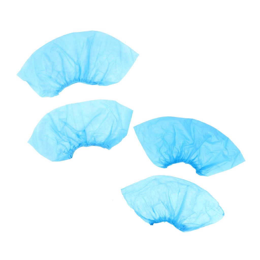 100 Pieces Disposable Shoe Covers, Overshoes, Boot Cover, Non-skid Thickened