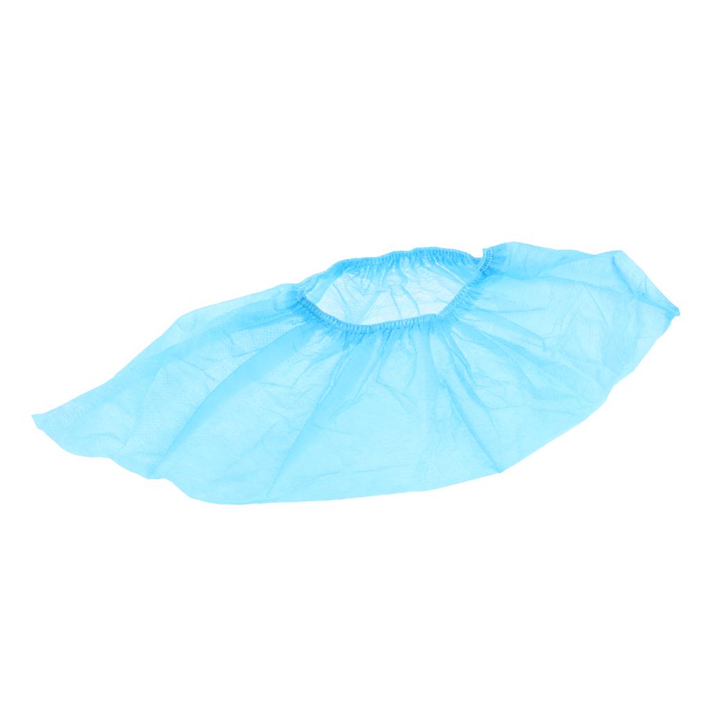 100 Pieces Disposable Shoe Covers, Overshoes, Boot Cover, Nonslip, Non-woven