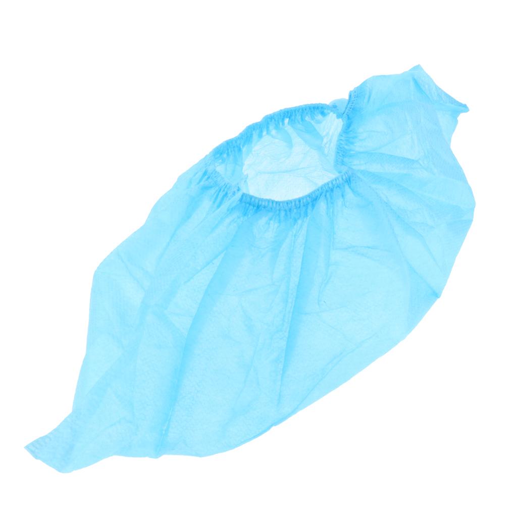 100 Pieces Disposable Shoe Covers, Overshoes, Boot Cover, Nonslip, Non-woven