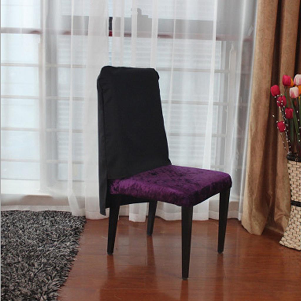 Universal Spandex Chair Covers For Wedding Party Decoration Black