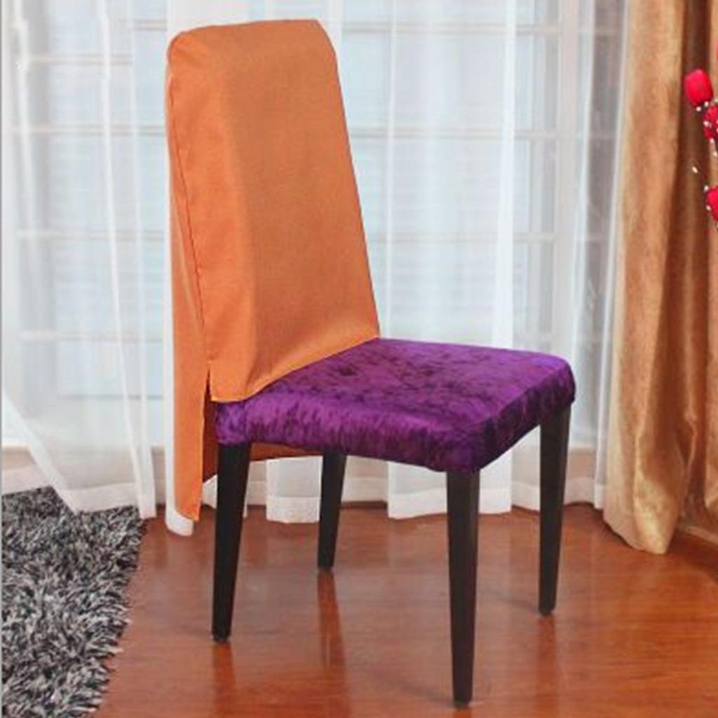 Universal Spandex Chair Covers For Wedding Party Decoration Orange