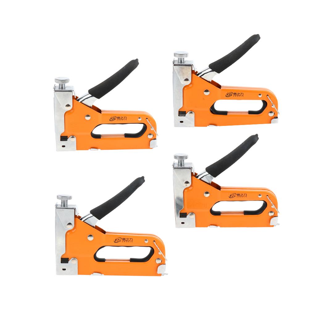 Manual 3 in 1 Brad Nailer Stapler Carpenter Tool 200 staples by default