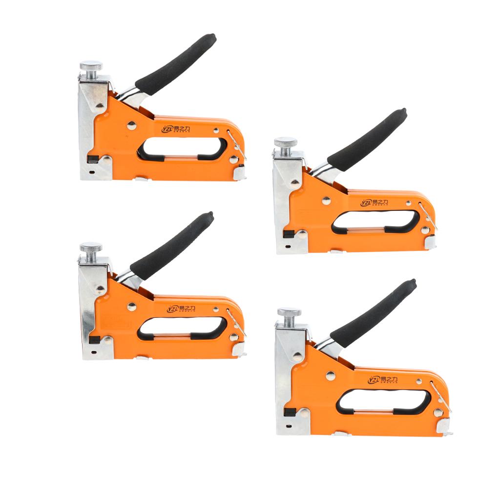 Manual 3 in 1 Brad Nailer Stapler Carpenter Tool 200 staples by default