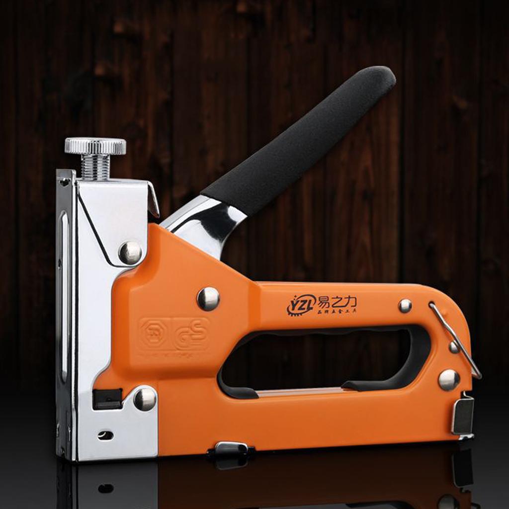 Manual 3 in 1 Brad Nailer Stapler Carpenter Tool extra 1000 D-type staples