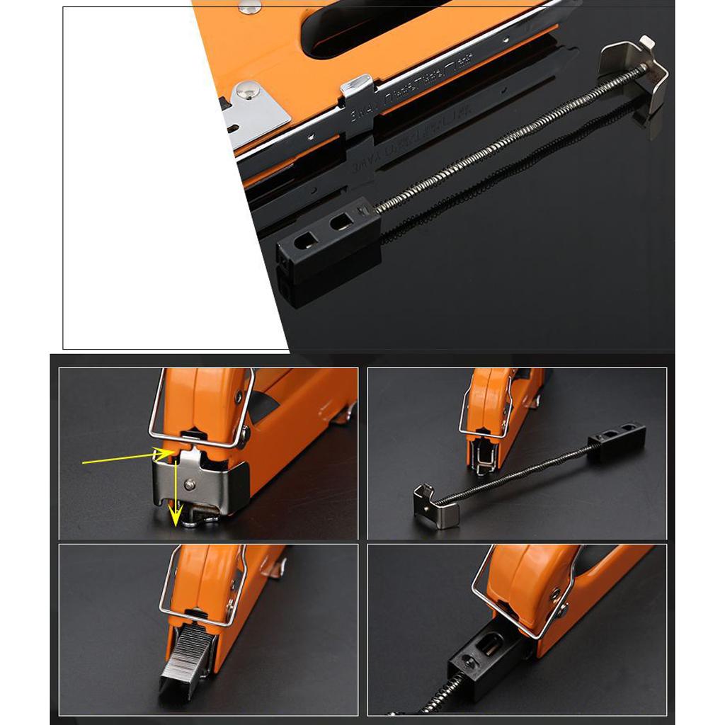 Manual 3 in 1 Brad Nailer Stapler Carpenter Tool extra 1000 D-type staples