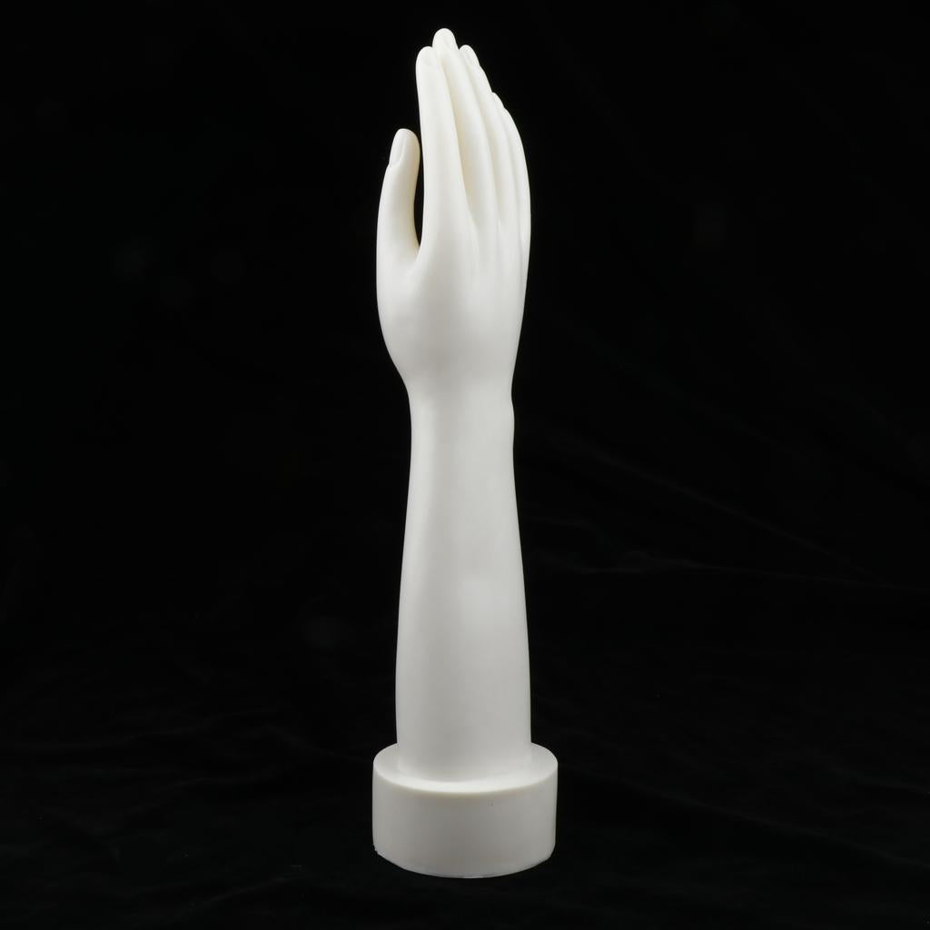 Mannequin Hand Display Jewelry Bracelet Ring Display Stand Holder White