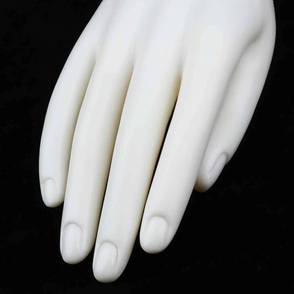 Mannequin Hand Display Jewelry Bracelet Ring Display Stand Holder White