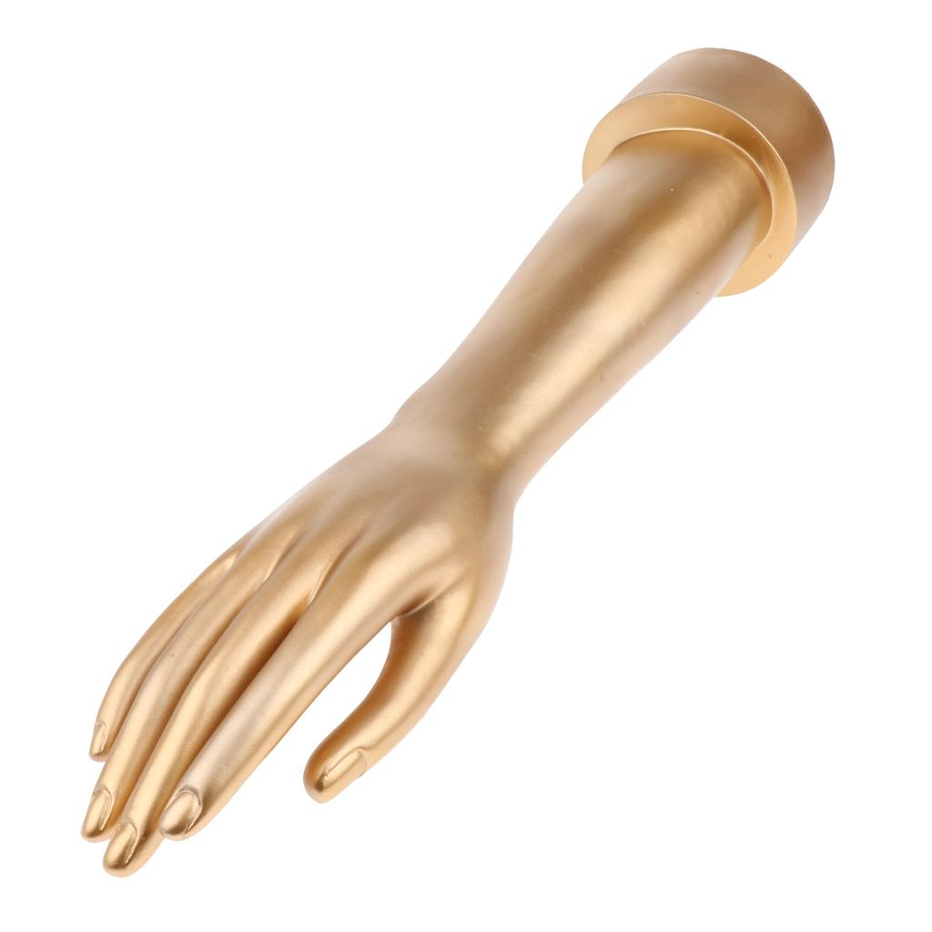 Mannequin Hand Display Jewelry Bracelet Ring Display Stand Holder Gold