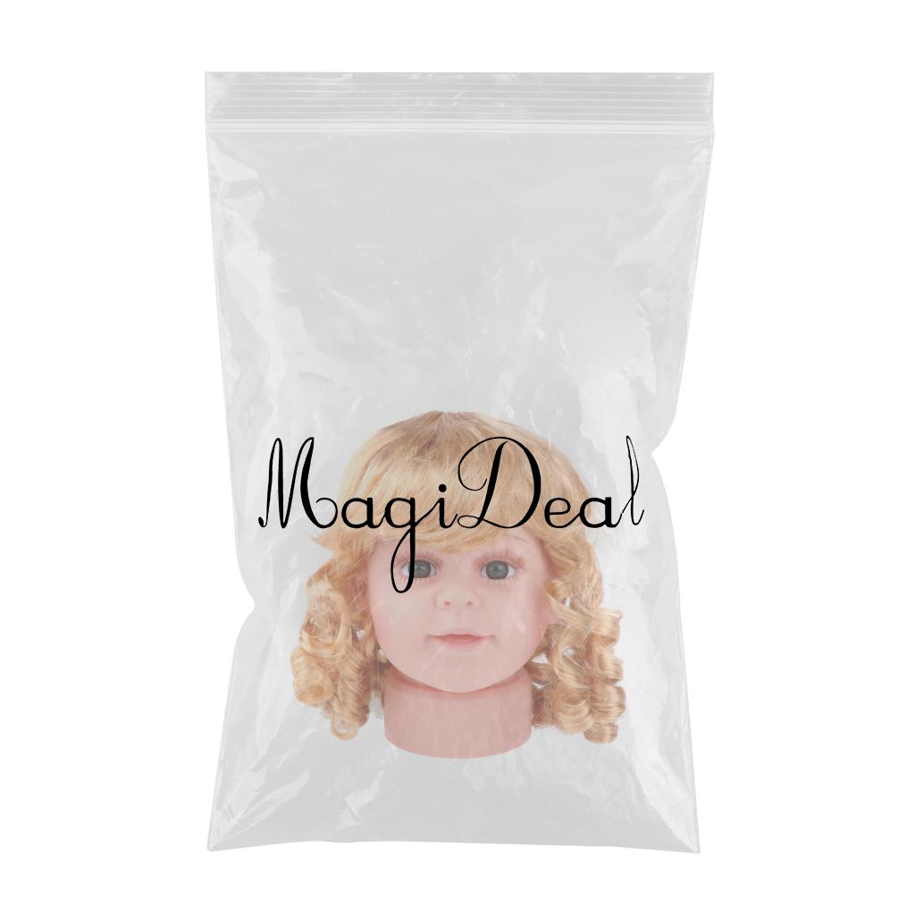 Kid Child Baby Girl Mannequins Manikin Head with Blonde Wig Hat Display 15''