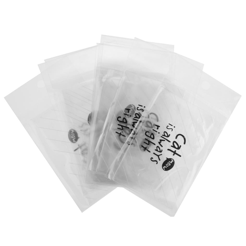 10 Pieces PVC Clear Business Work Office Card Badges Holder ID Card Cases #3