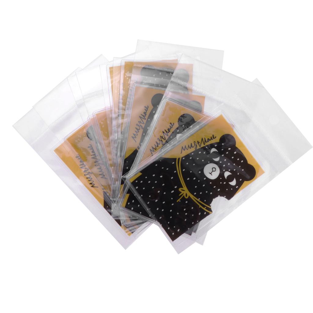 10 Pieces PVC Clear Business Work Office Card Badges Holder ID Card Cases #7