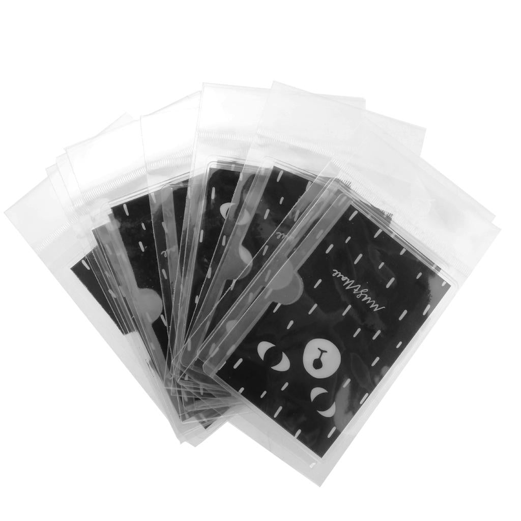 10 Pieces PVC Clear Business Work Office Card Badges Holder ID Card Cases #8