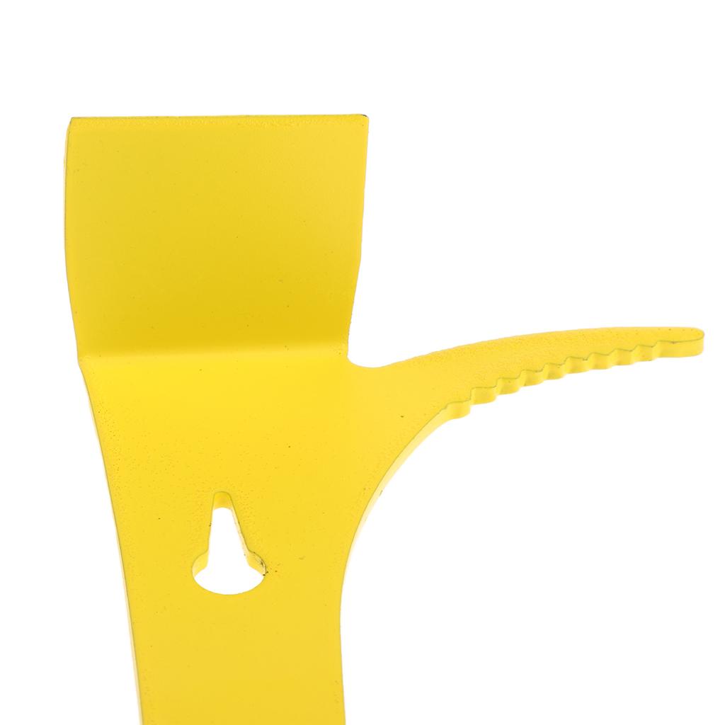 Stainless Steel Bee Hive Claw Scraper Beekeeping Tool Pry Equipment -Yellow