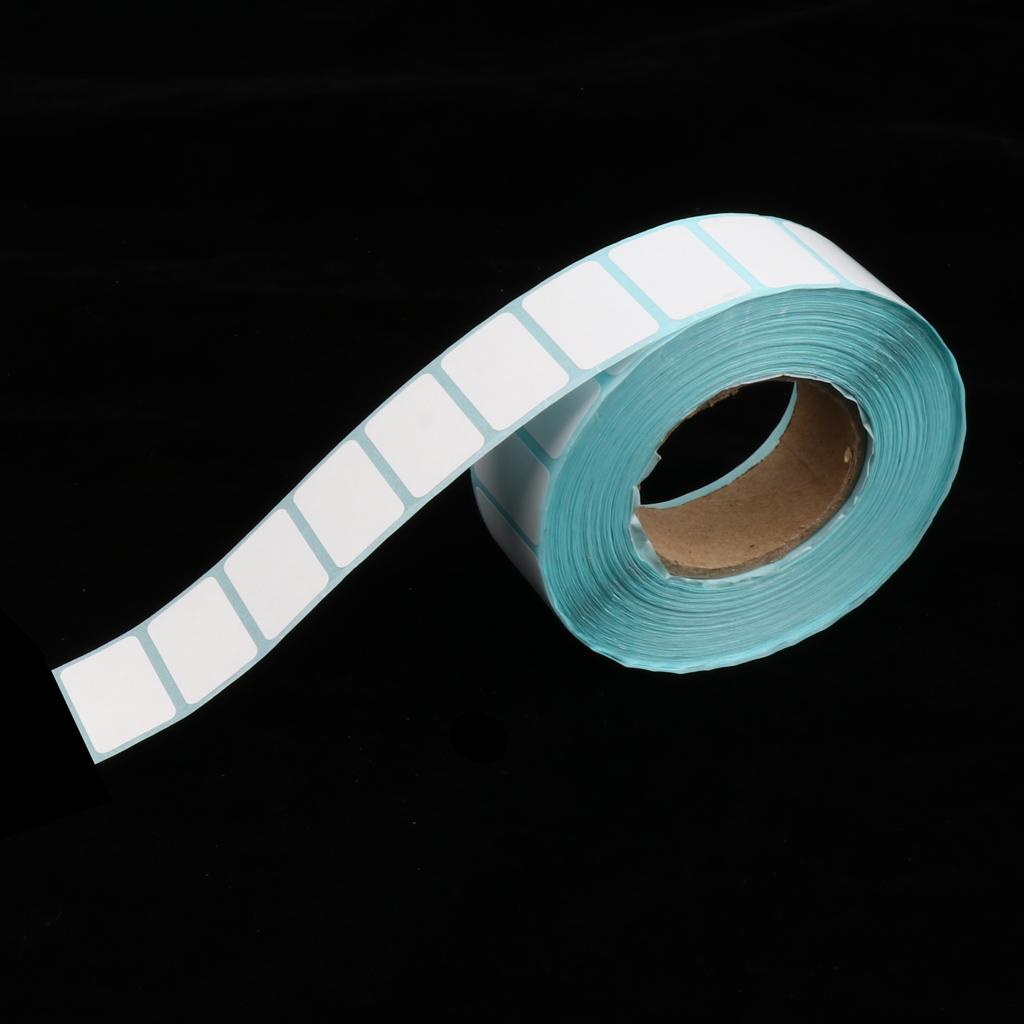 Blank White Self-adhesive Thermal Transfer Labels for Printers 25 x 15mm