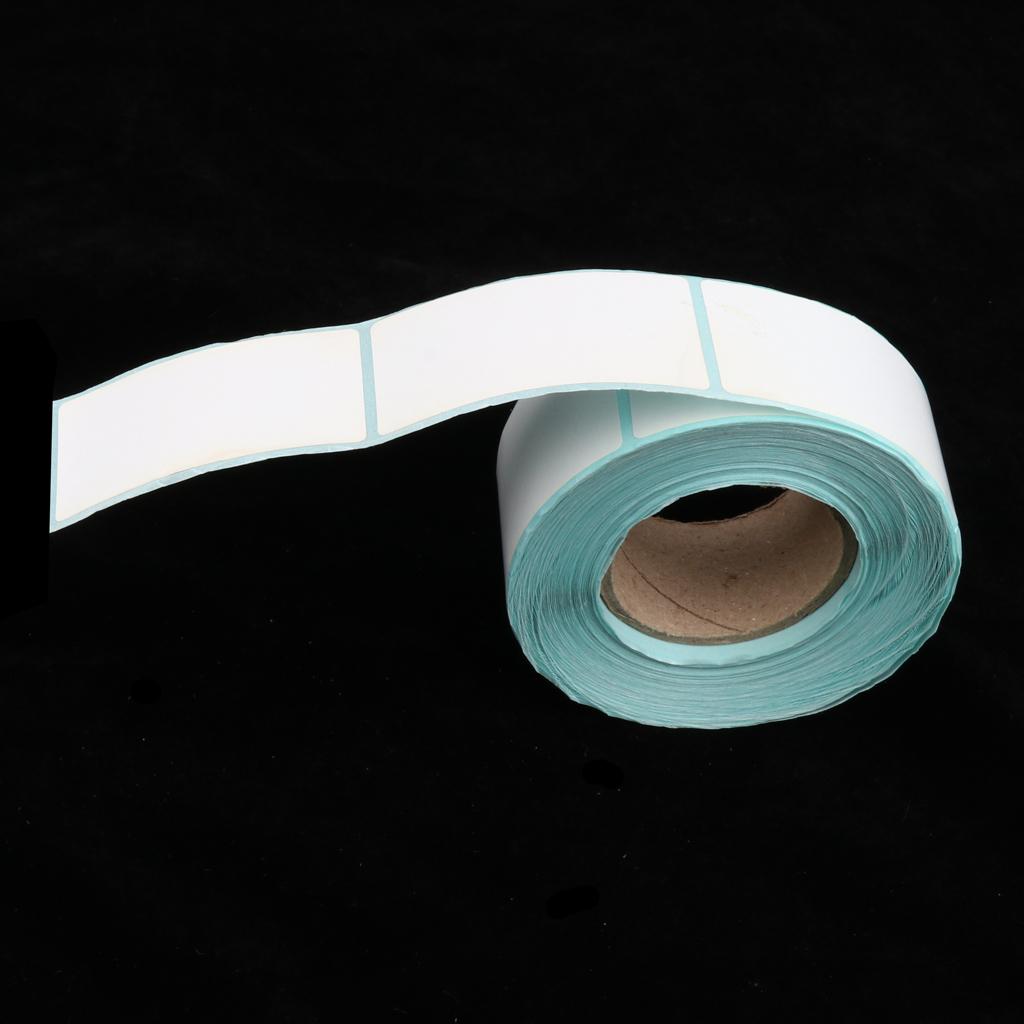 Blank White Self-adhesive Thermal Transfer Labels for Printers 30 x 55mm