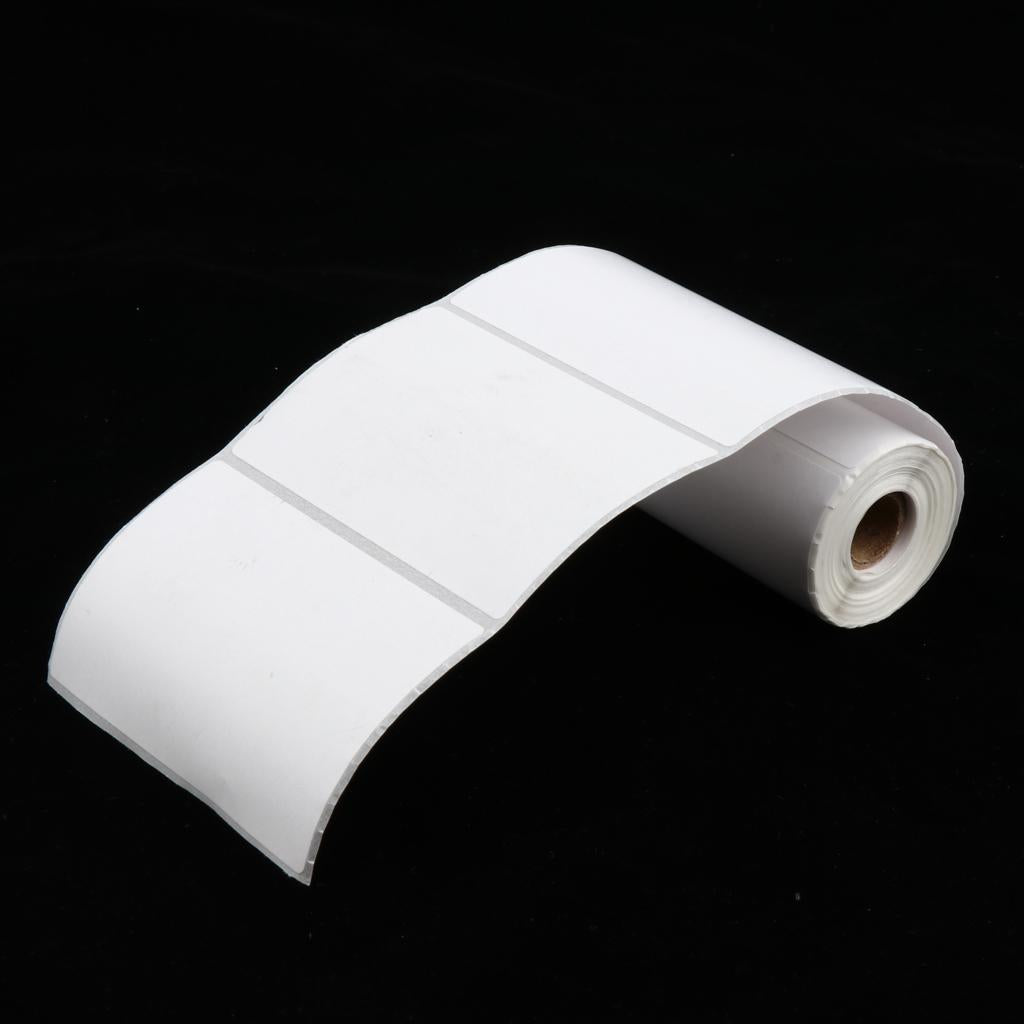 80 x 50mm White Self-adhesive Thermal Transfer Labels for Portable Printer