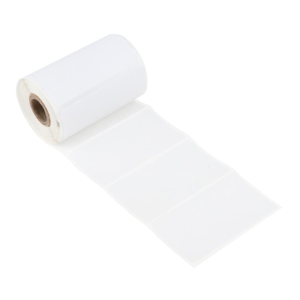 57mm Blank White Self-adhesive Thermal Transfer Labels 57 x 30 mm