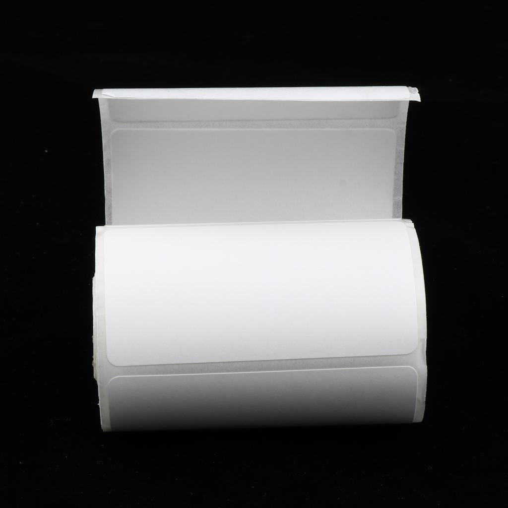 57mm Blank White Self-adhesive Thermal Transfer Labels 57 x 30 mm