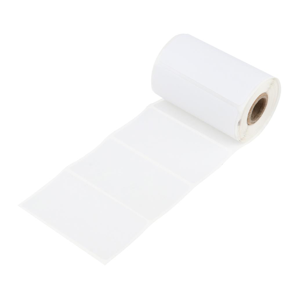 57mm Blank White Self-adhesive Thermal Transfer Labels 57 x 30 mm