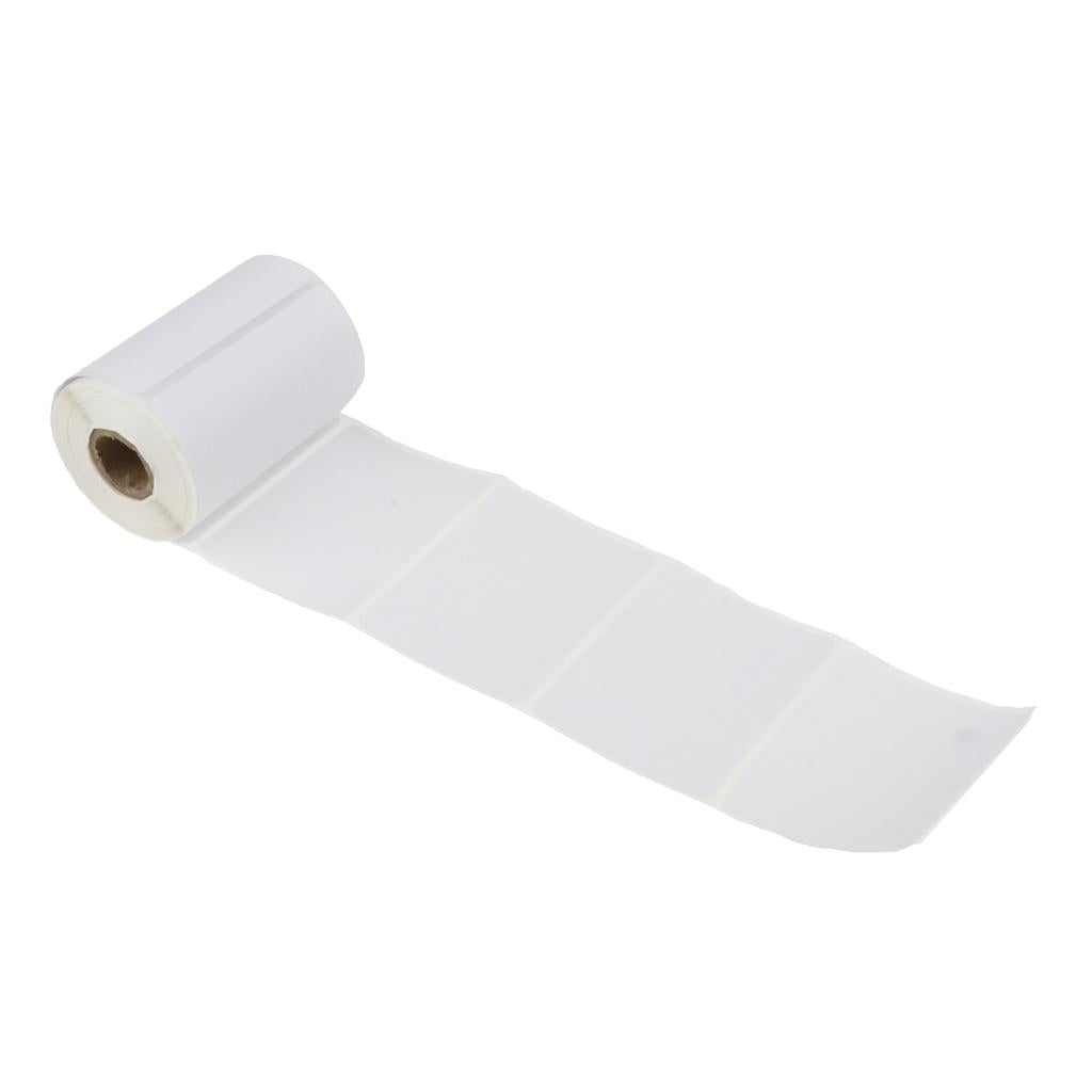 57mm Blank White Self-adhesive Thermal Transfer Labels 57 x 40 mm