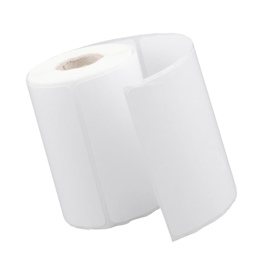 57mm Blank White Self-adhesive Thermal Transfer Labels 57 x 40 mm