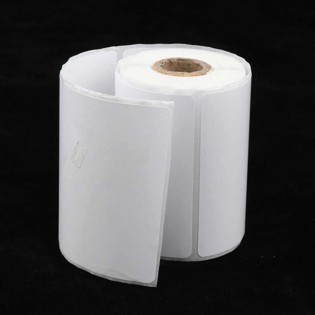 57mm Blank White Self-adhesive Thermal Transfer Labels 57 x 40 mm